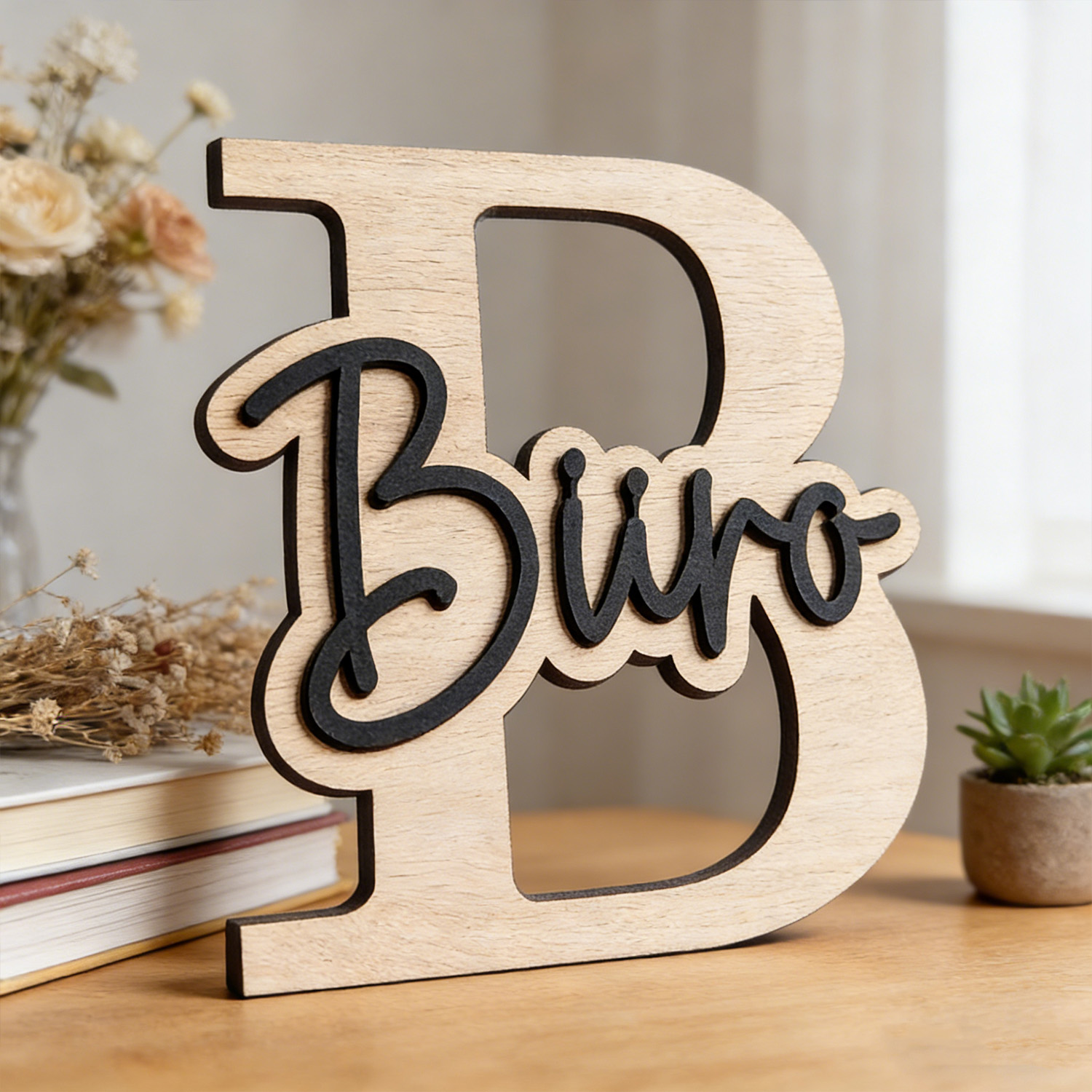 Wedding Party Supply - 1pc Customizable Wooden Letter Door Sign,Customizable