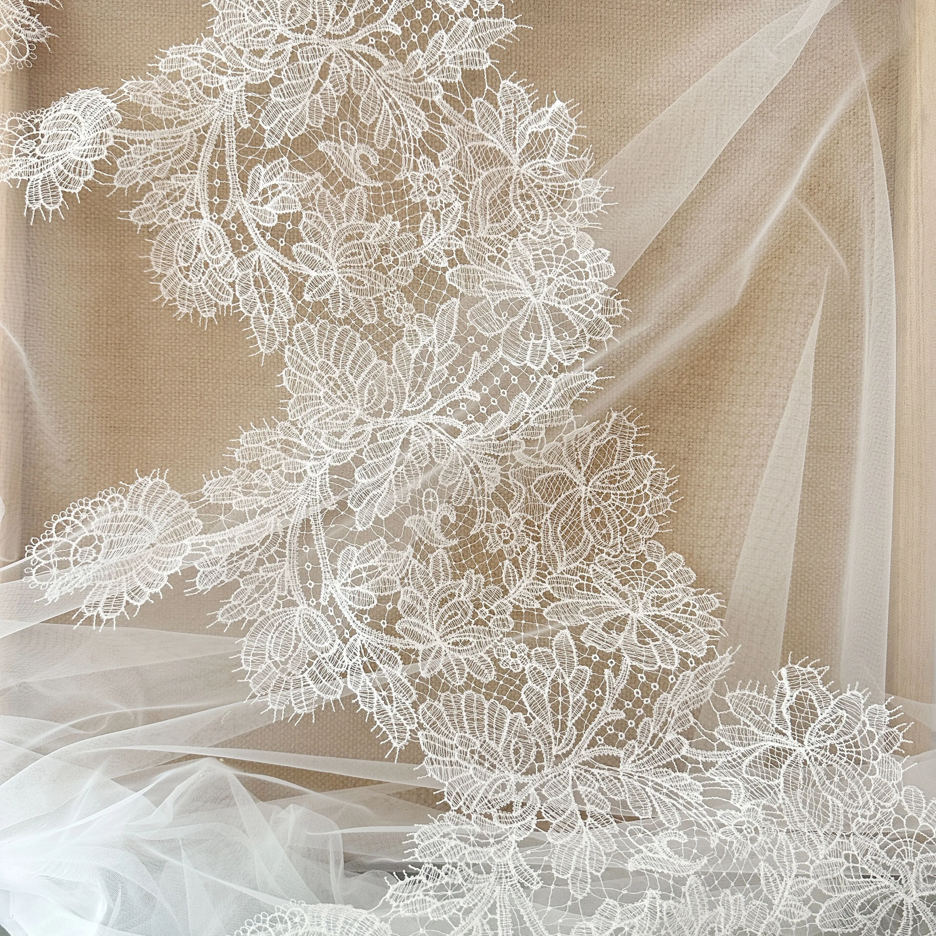 Wedding Dress Supply - Lace Embroidery Stripes,Handmade DIY Accessories for