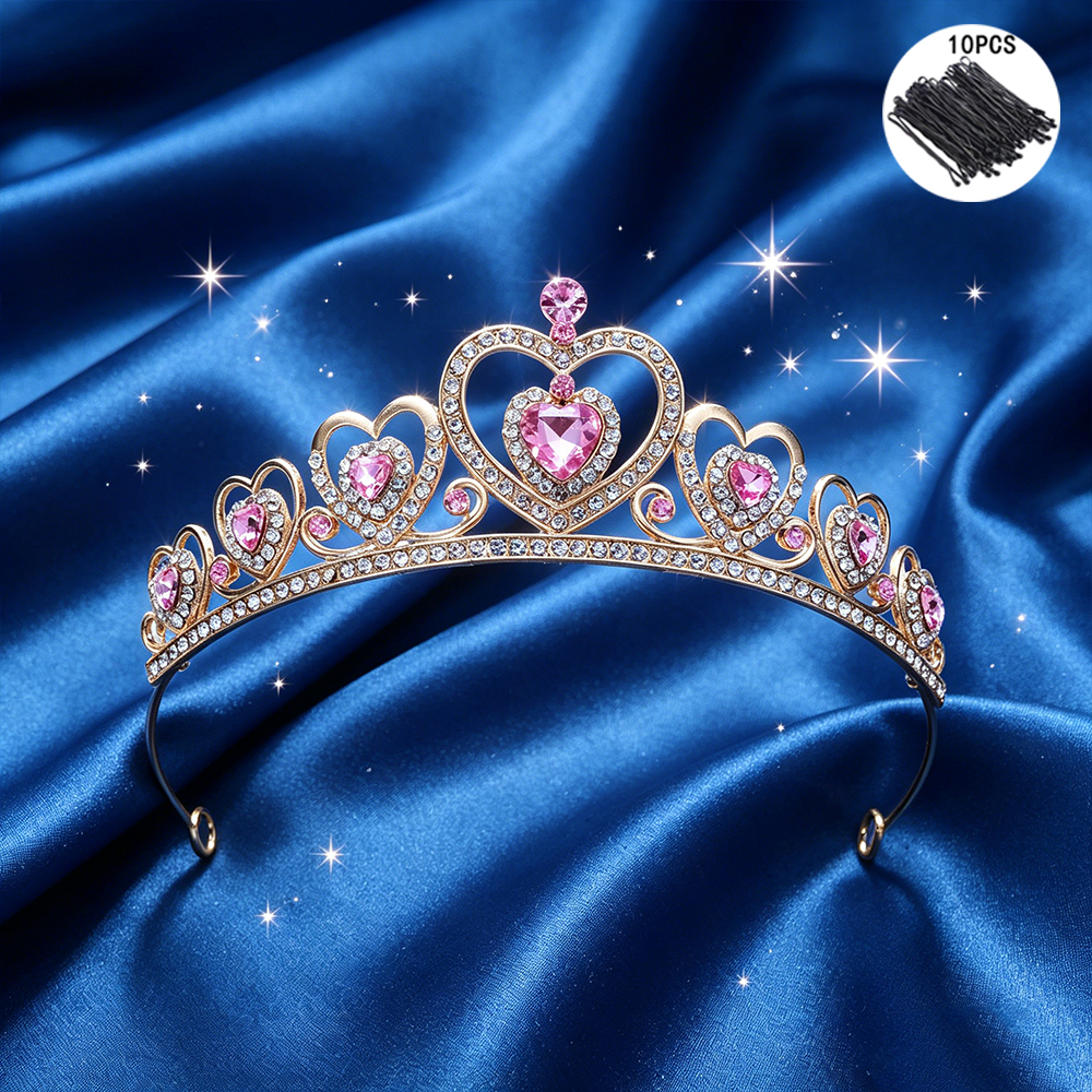 Wedding Party Supply - Sweetheart Girl Love Diamond Lady Crown