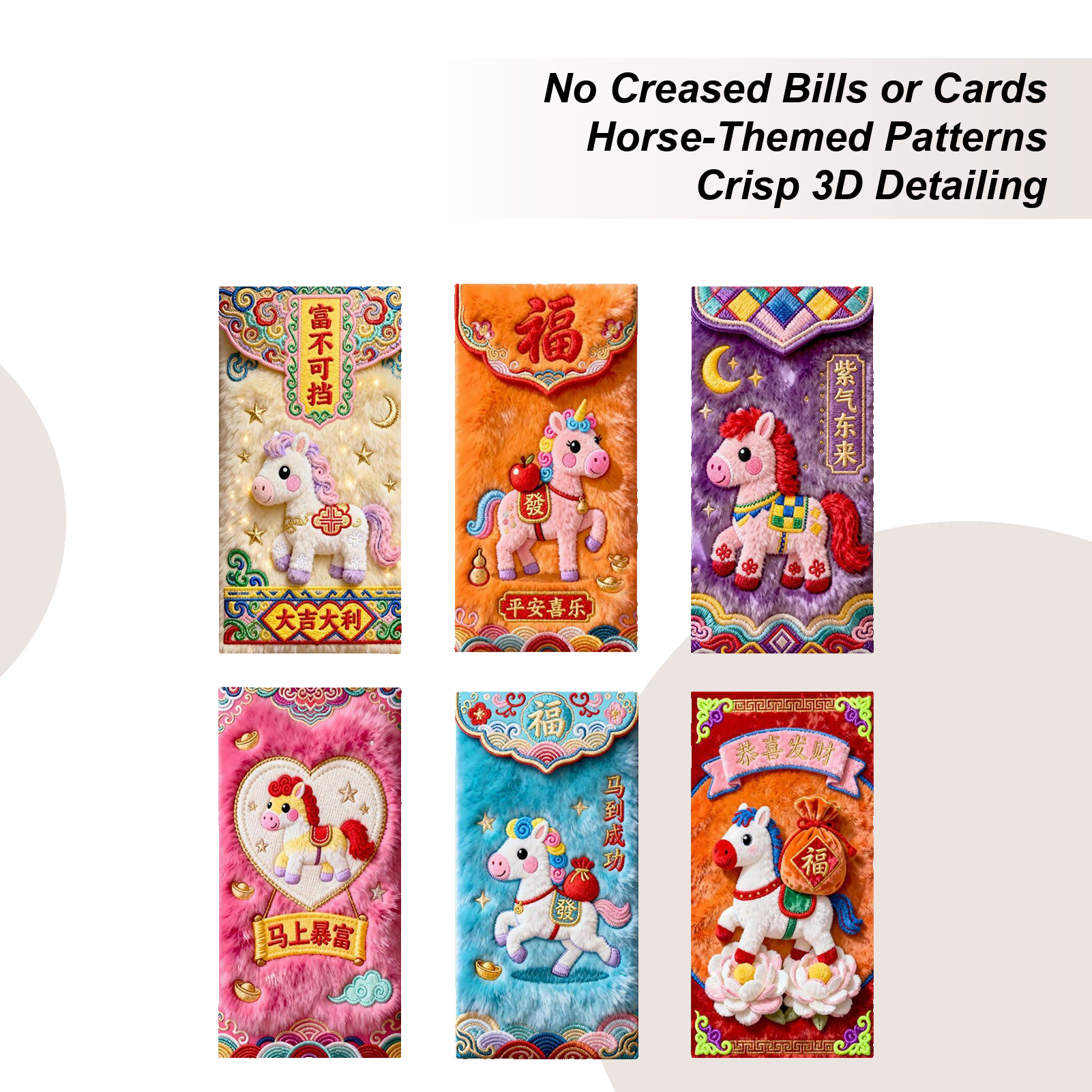 Wedding Envelopes - Red Envelopes for Money 6-Piece 2026