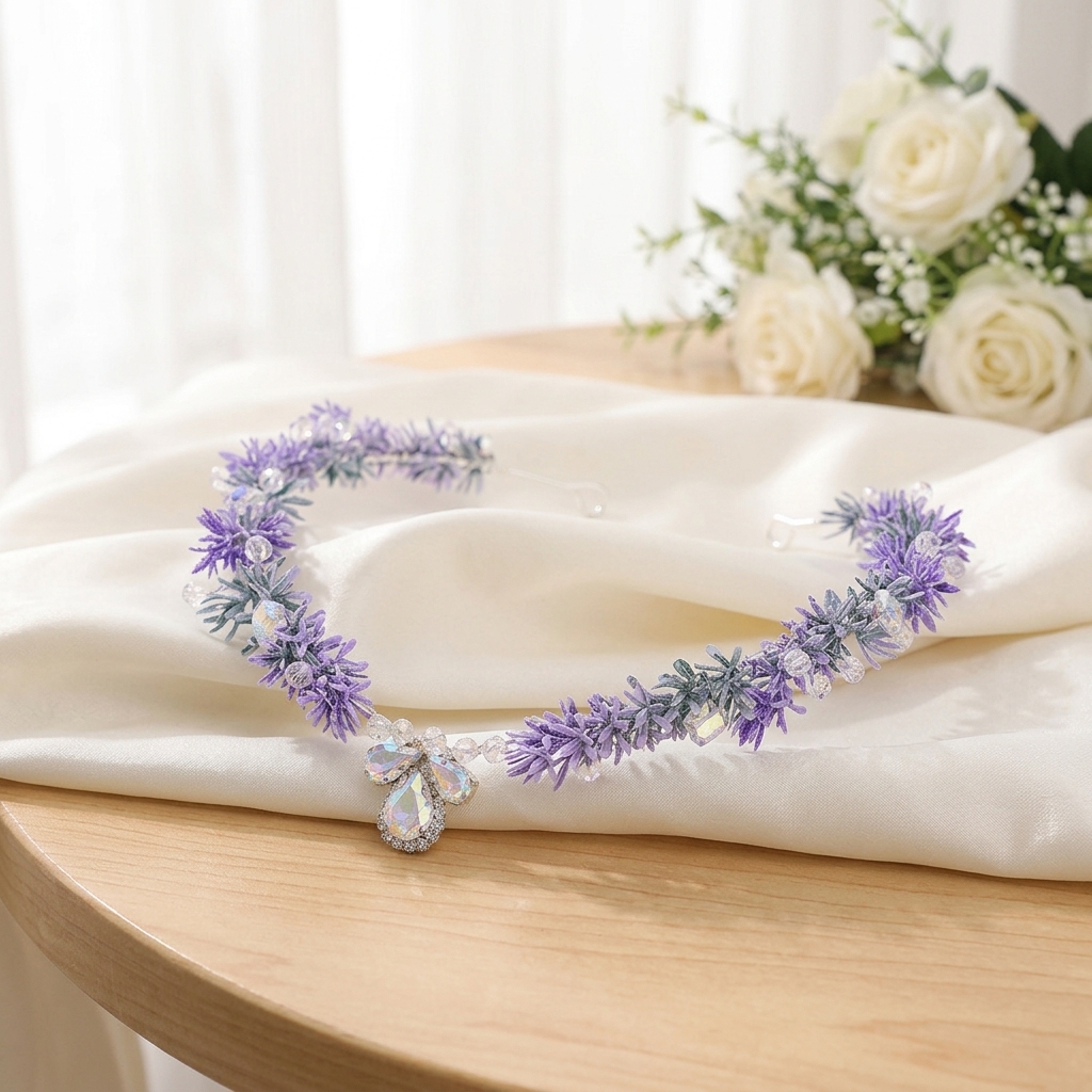Bridal Hairband Triangular Cry - Wedding Party Supply 评论和价格