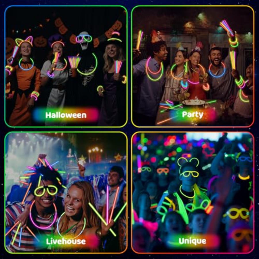 Mega-L Glow Sticks Party Suppl - Wedding Supply Co 评论和价格