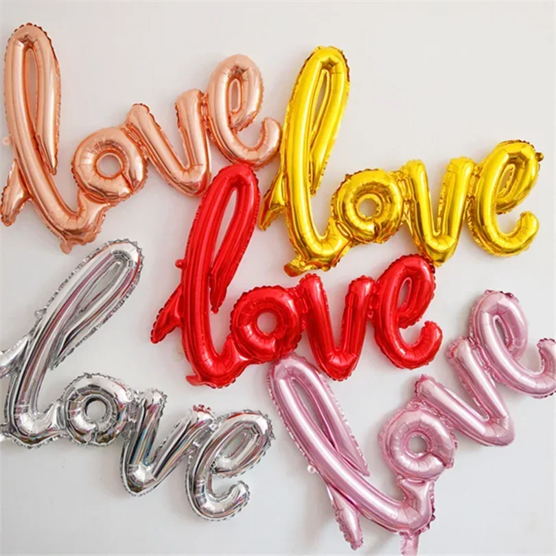 1pc Small Love Letter Foil Bal - Wedding Qq 评论和价格