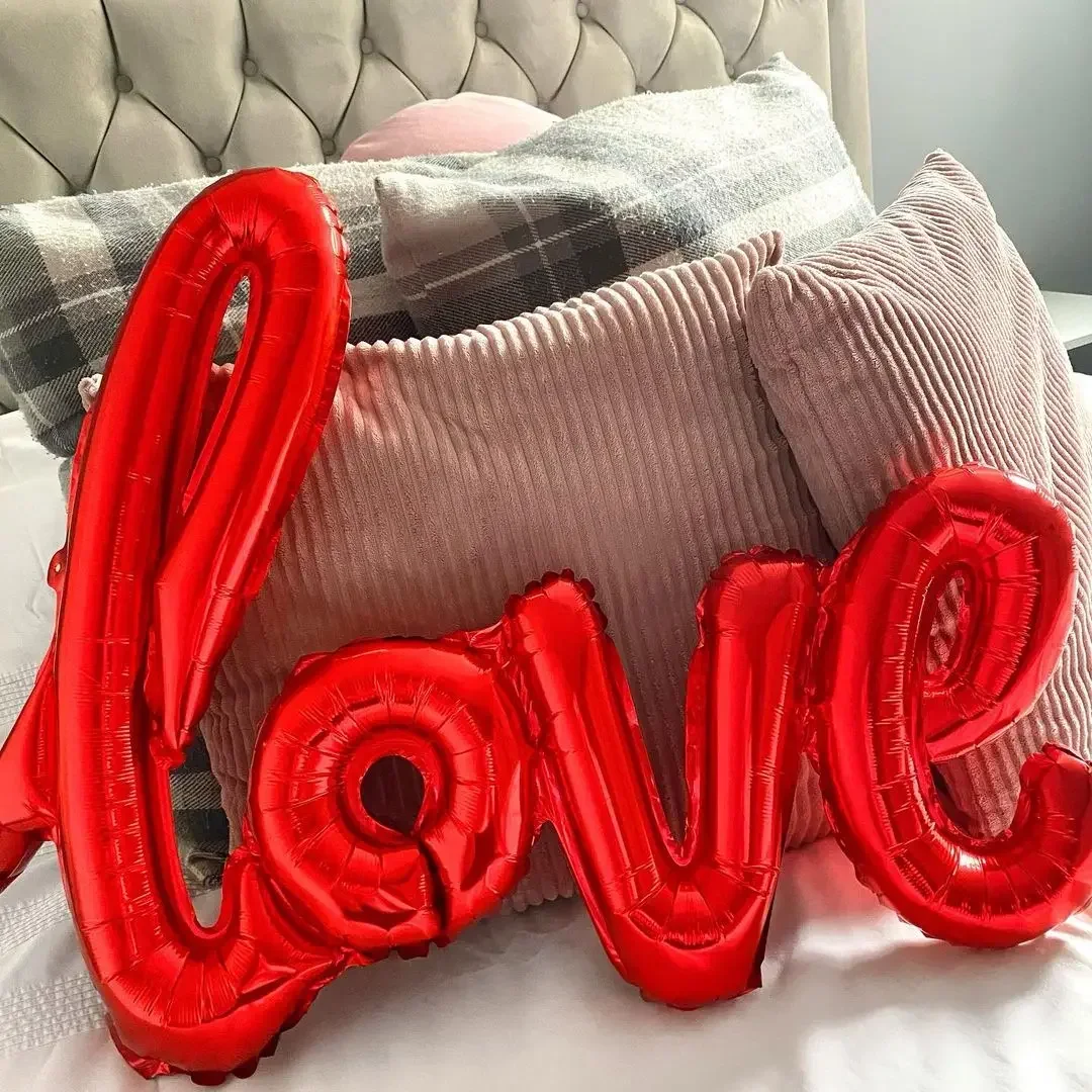 1pc Small Love Letter Foil Bal - Wedding Qq 评论和价格
