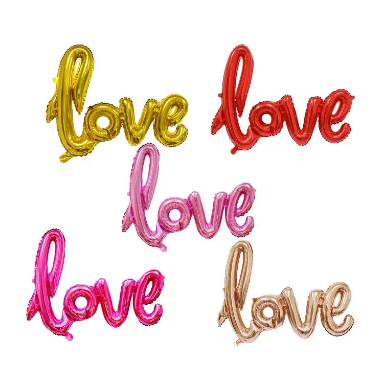 1pc Small Love Letter Foil Bal - Wedding Qq 评论和价格