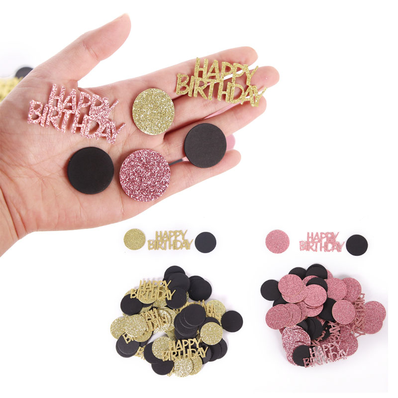 100Pcs Happy Birthday Confetti - Table Runner Sequin 评论和价格