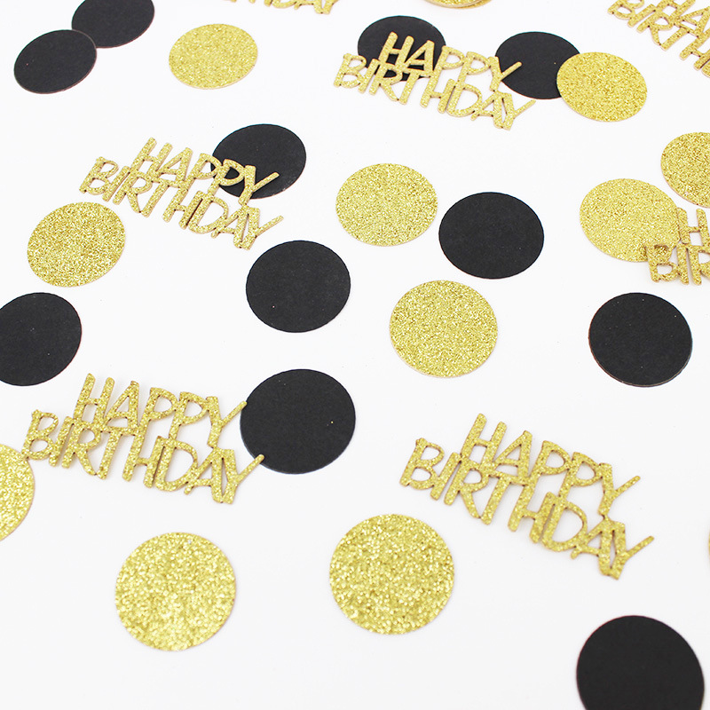 100Pcs Happy Birthday Confetti - Table Runner Sequin 评论和价格
