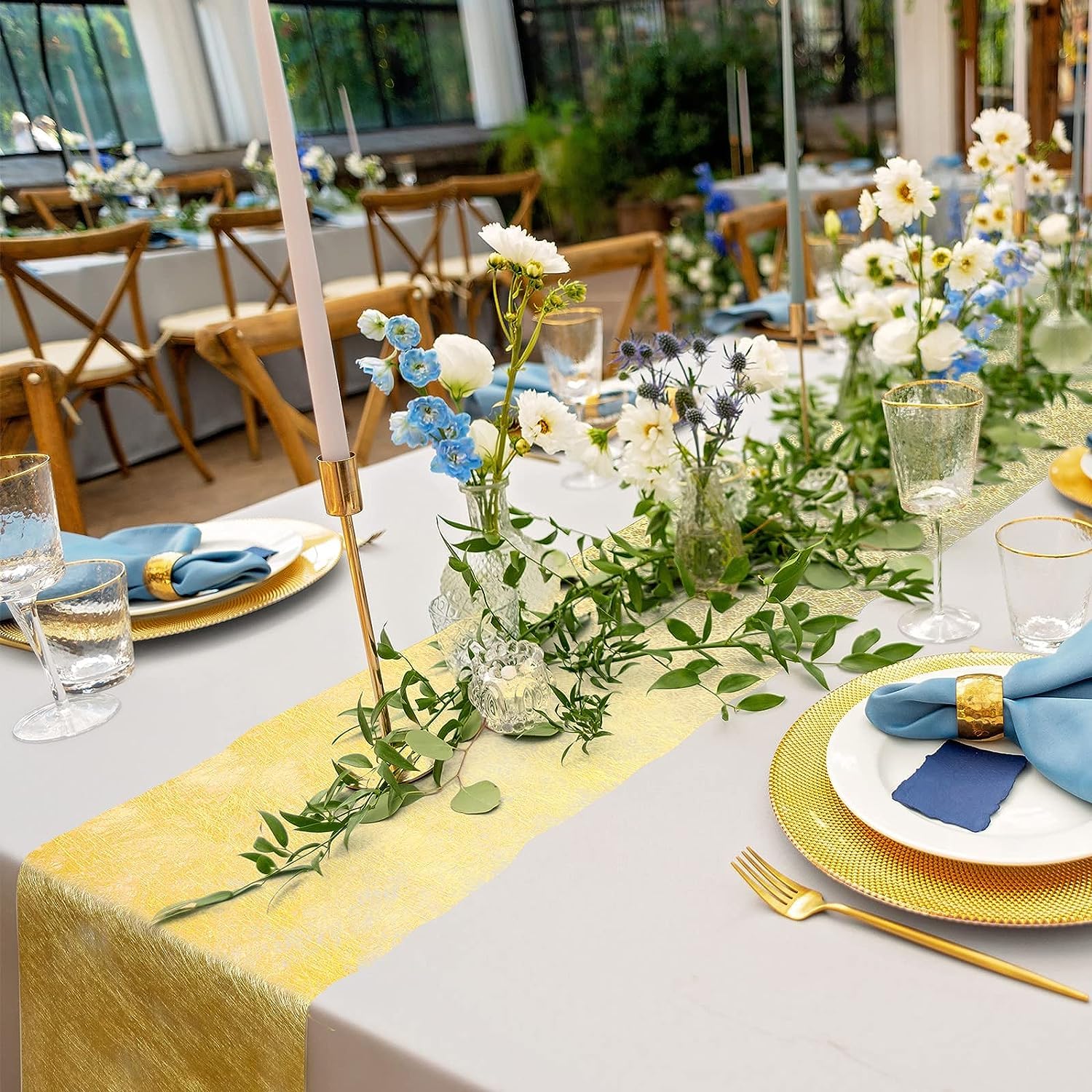 Table Runner Non-Woven Table R - Table Runner Sequin 评论和价格