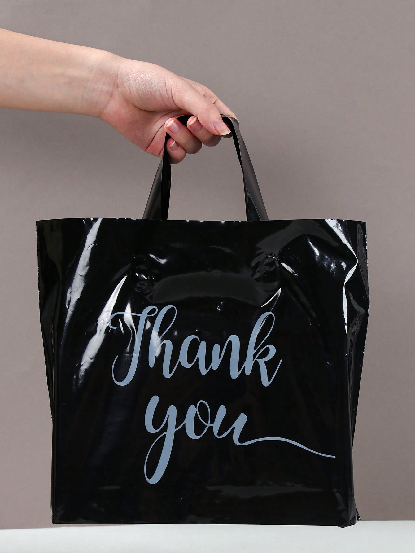 25/50pcs Black Gift Bags, Thic - Wedding Decor Supply Store 评论和价格