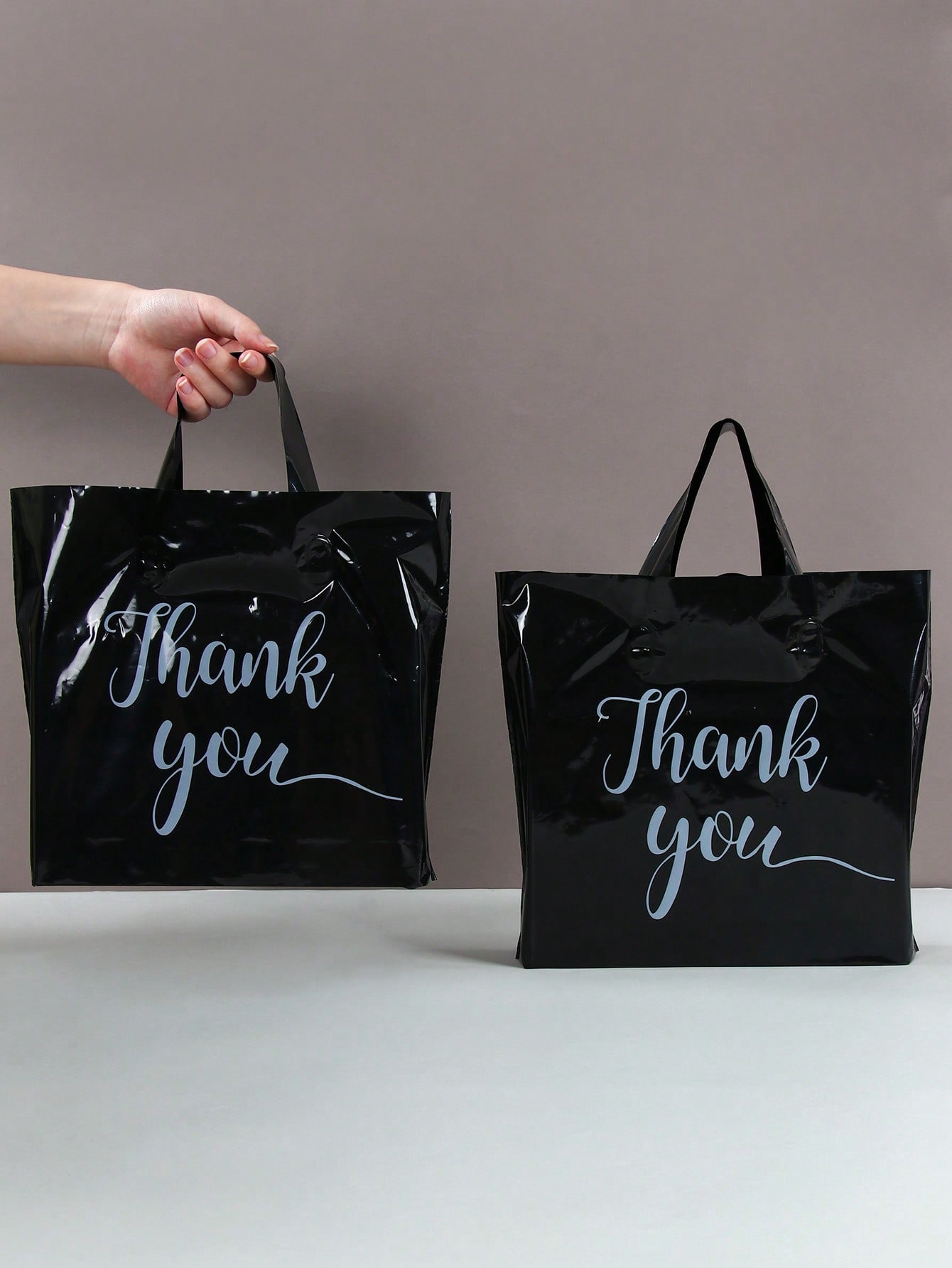 25/50pcs Black Gift Bags, Thic - Wedding Decor Supply Store 评论和价格