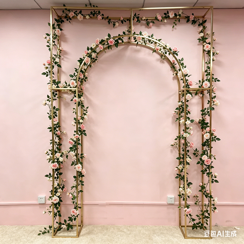 1/3 Pcs Gold Geometric Wedding - Wedding Decor Supply Store 评论和价格