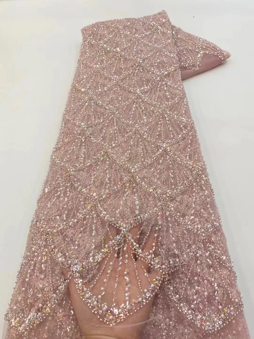 African Tulle Lace Fabric 2026 - Wedding Dress Supply 评论和价格