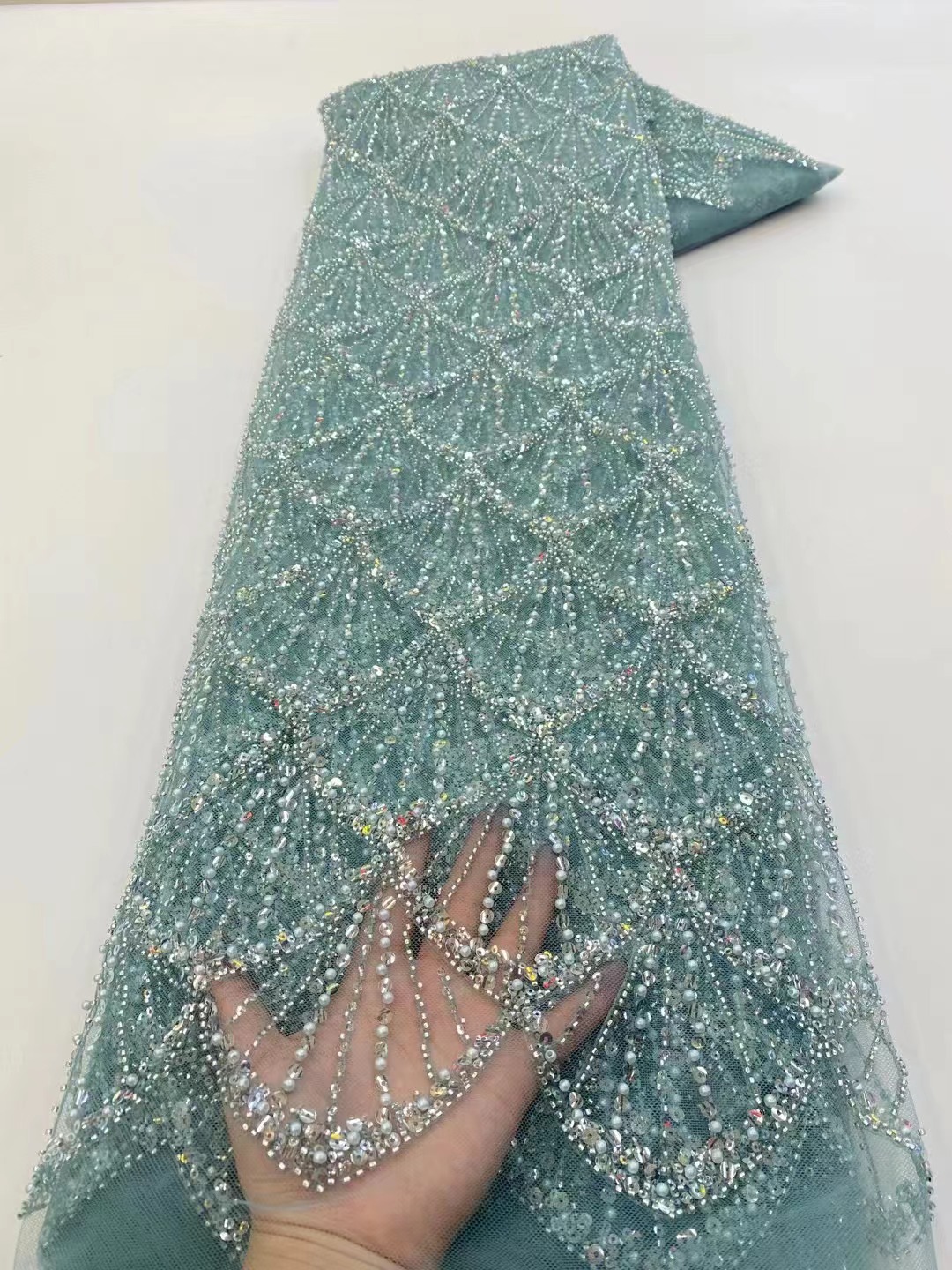 African Tulle Lace Fabric 2026 - Wedding Dress Supply 评论和价格