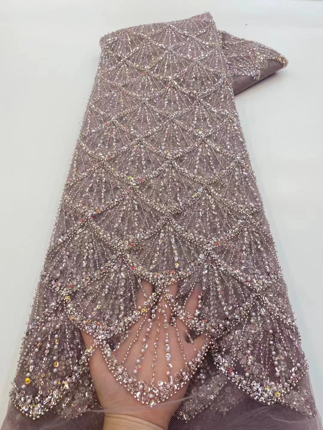 African Tulle Lace Fabric 2026 - Wedding Dress Supply 评论和价格
