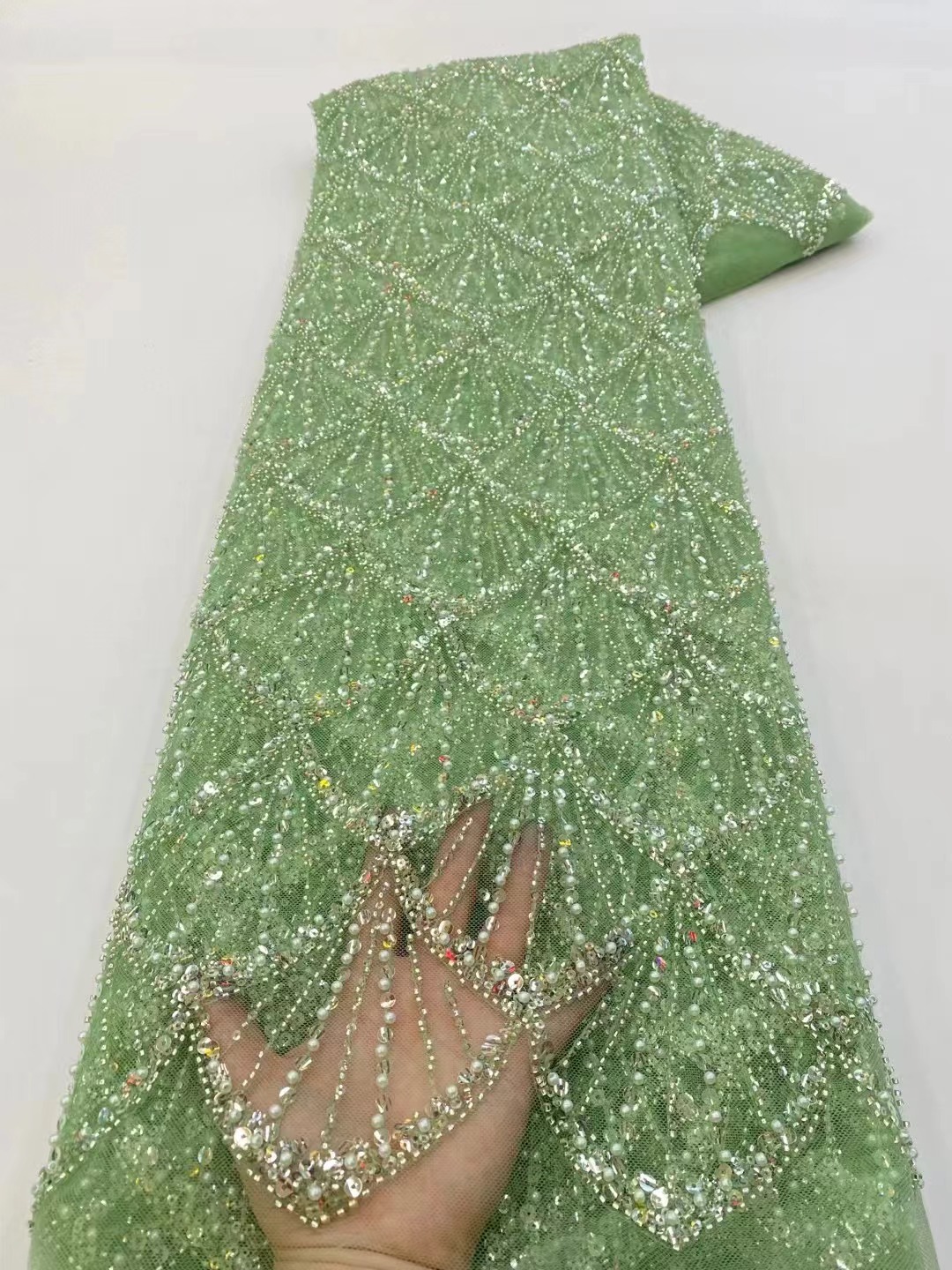 African Tulle Lace Fabric 2026 - Wedding Dress Supply 评论和价格
