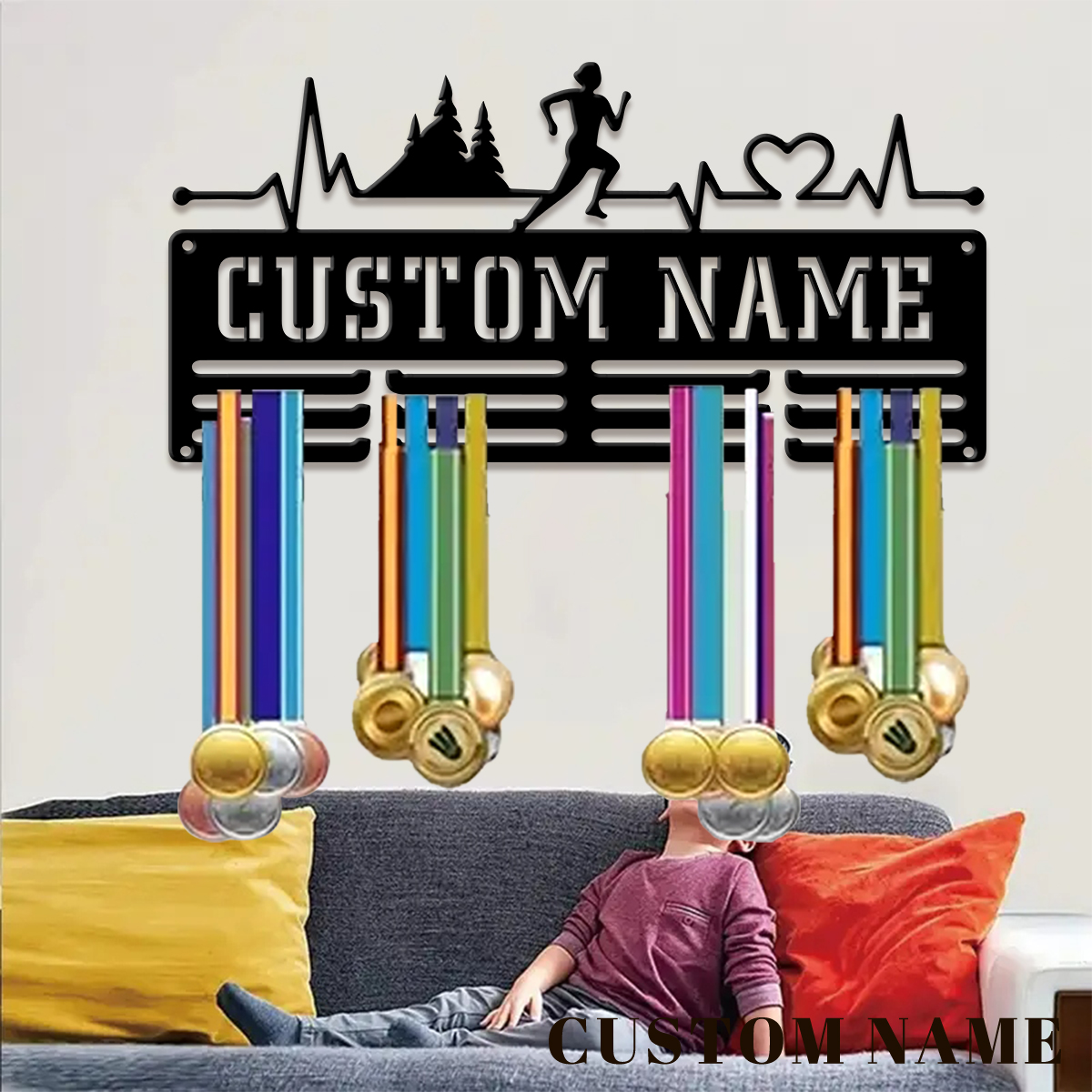 custom Marathon Sports Metal m - Wedding Party Supply 评论和价格