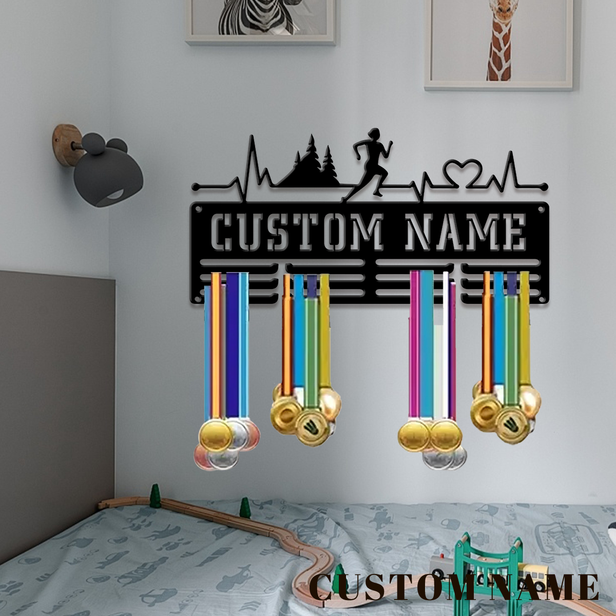 custom Marathon Sports Metal m - Wedding Party Supply 评论和价格