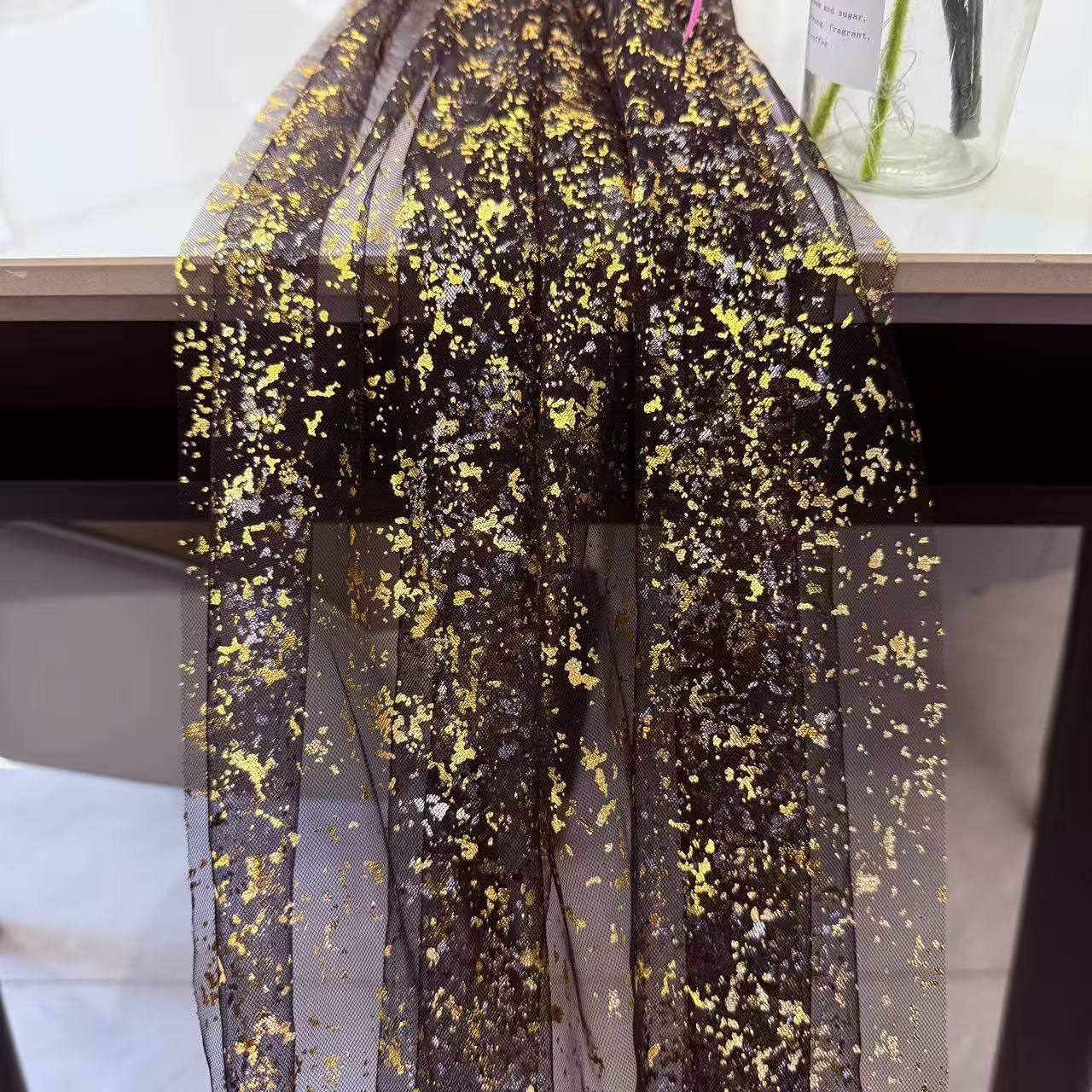 Black Gold Table Runner Hot St - Table Runner Sequin 评论和价格