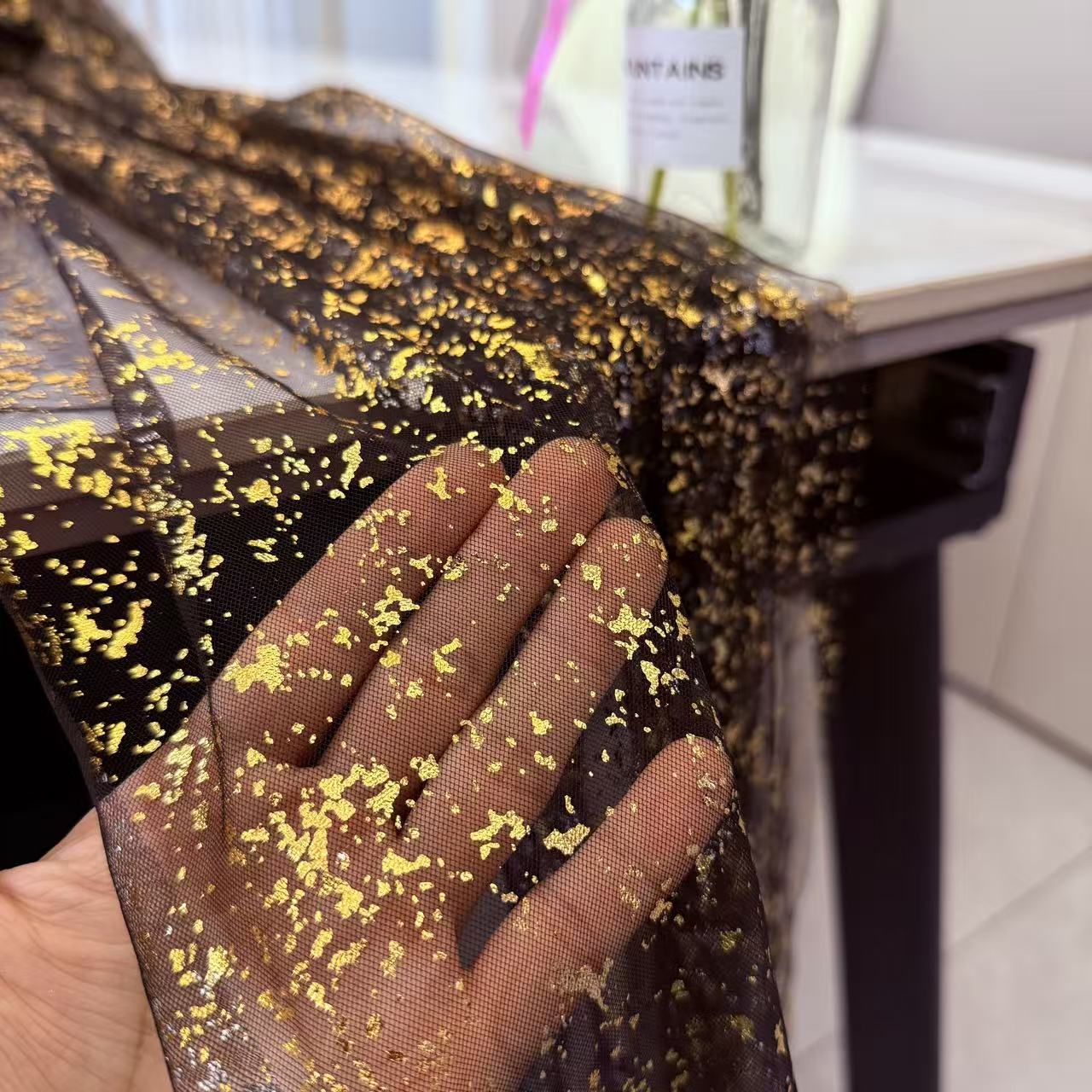 Black Gold Table Runner Hot St - Table Runner Sequin 评论和价格