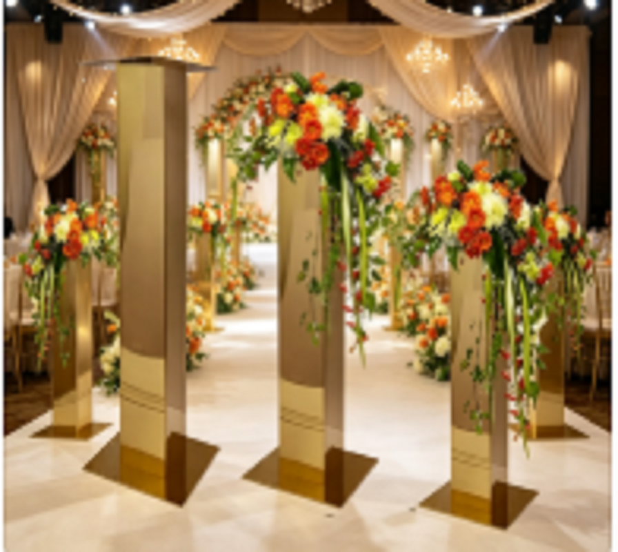 Metal Vase And Stainless Steel - Wedding Decor Supply Store 评论和价格