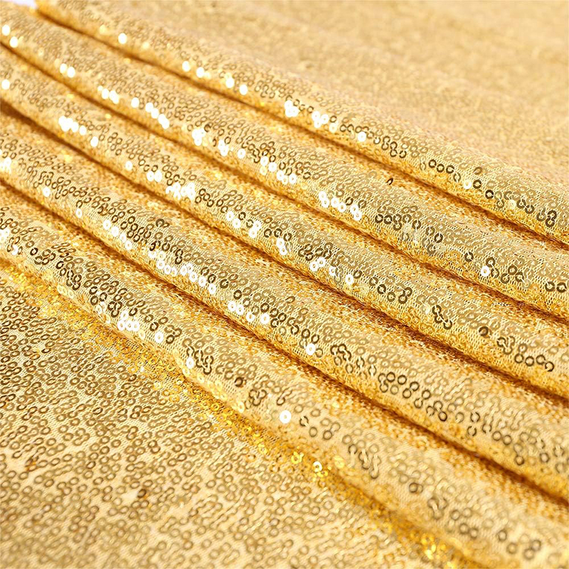 Golden Sequin Table Runner for - Table Runner Sequin 评论和价格