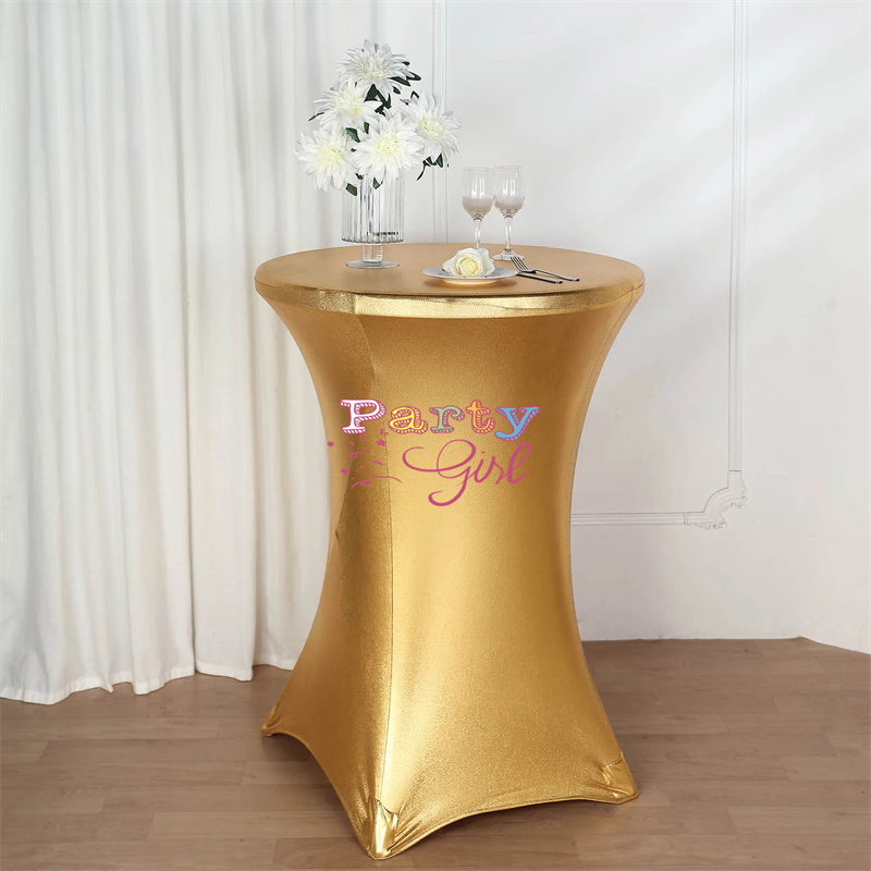 Hot Sale Metallic Spandex Tabl - Wedding Qq 评论和价格