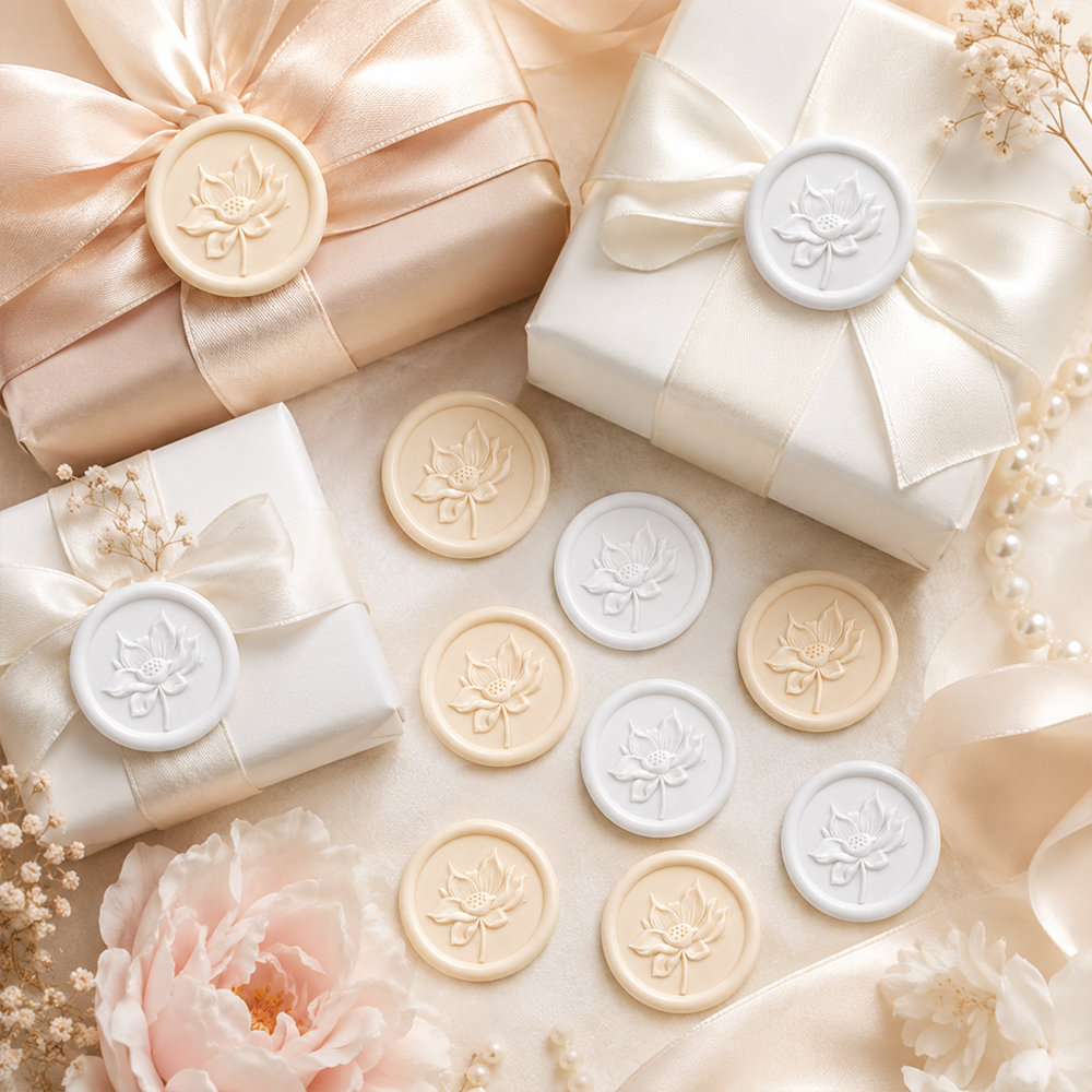 3D Water Lilies Floral Wax Sea - Wedding Envelopes 评论和价格