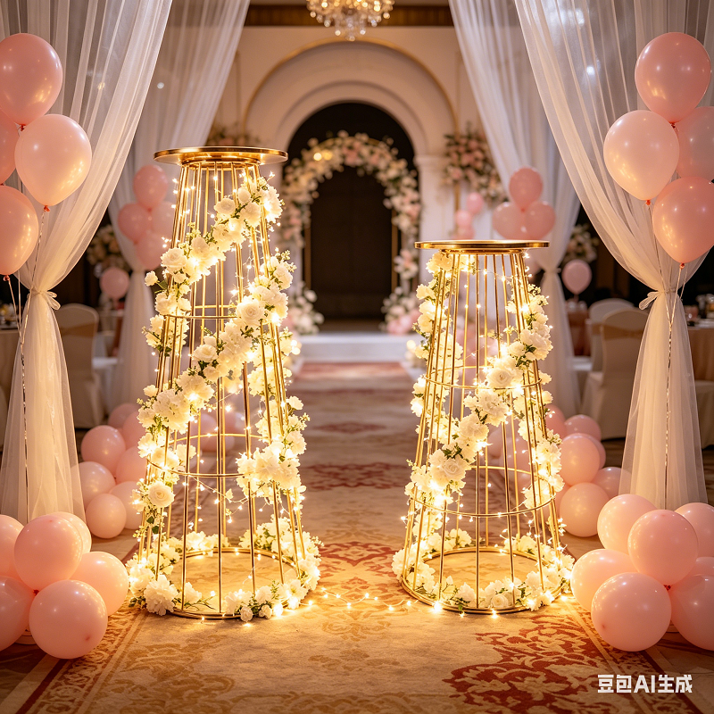 5/10 pcs Metal Vase Trumpet Sh - Wedding Decor Supply Store 评论和价格