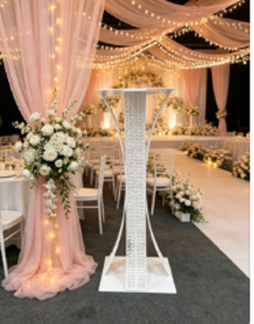 5PCS Wedding Centerpiece Cryst - Wedding Decor Supply Store 评论和价格