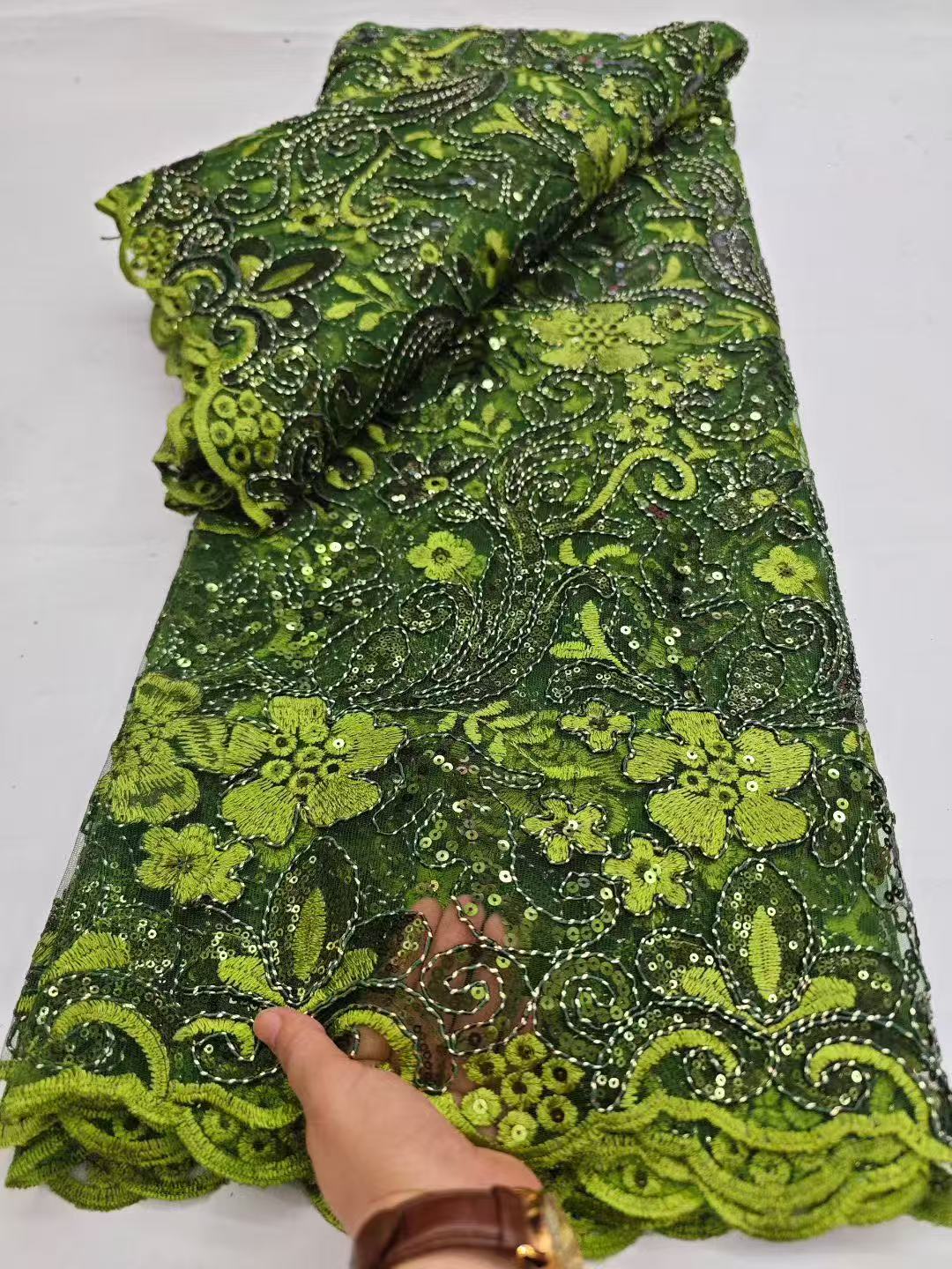 African Sequins Guipure Cord L - Wedding Dress Supply 评论和价格