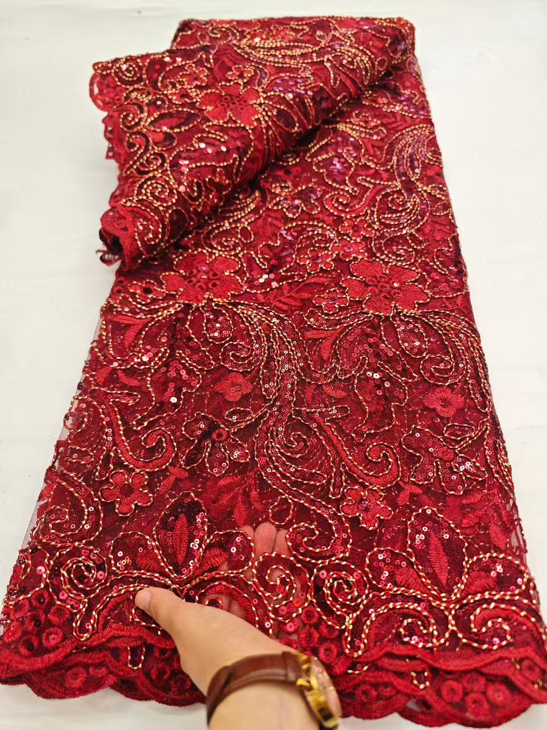 African Sequins Guipure Cord L - Wedding Dress Supply 评论和价格