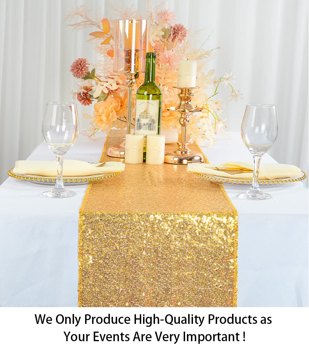 Sequin Table Runners Gold Tabl - Table Runner Sequin 评论和价格