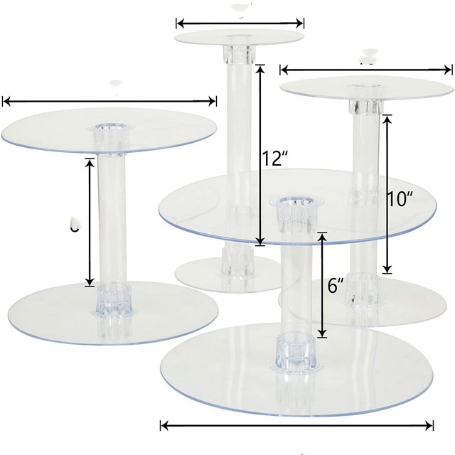4pcs/set)Round Plinths Wedding - Wedding Qq 评论和价格