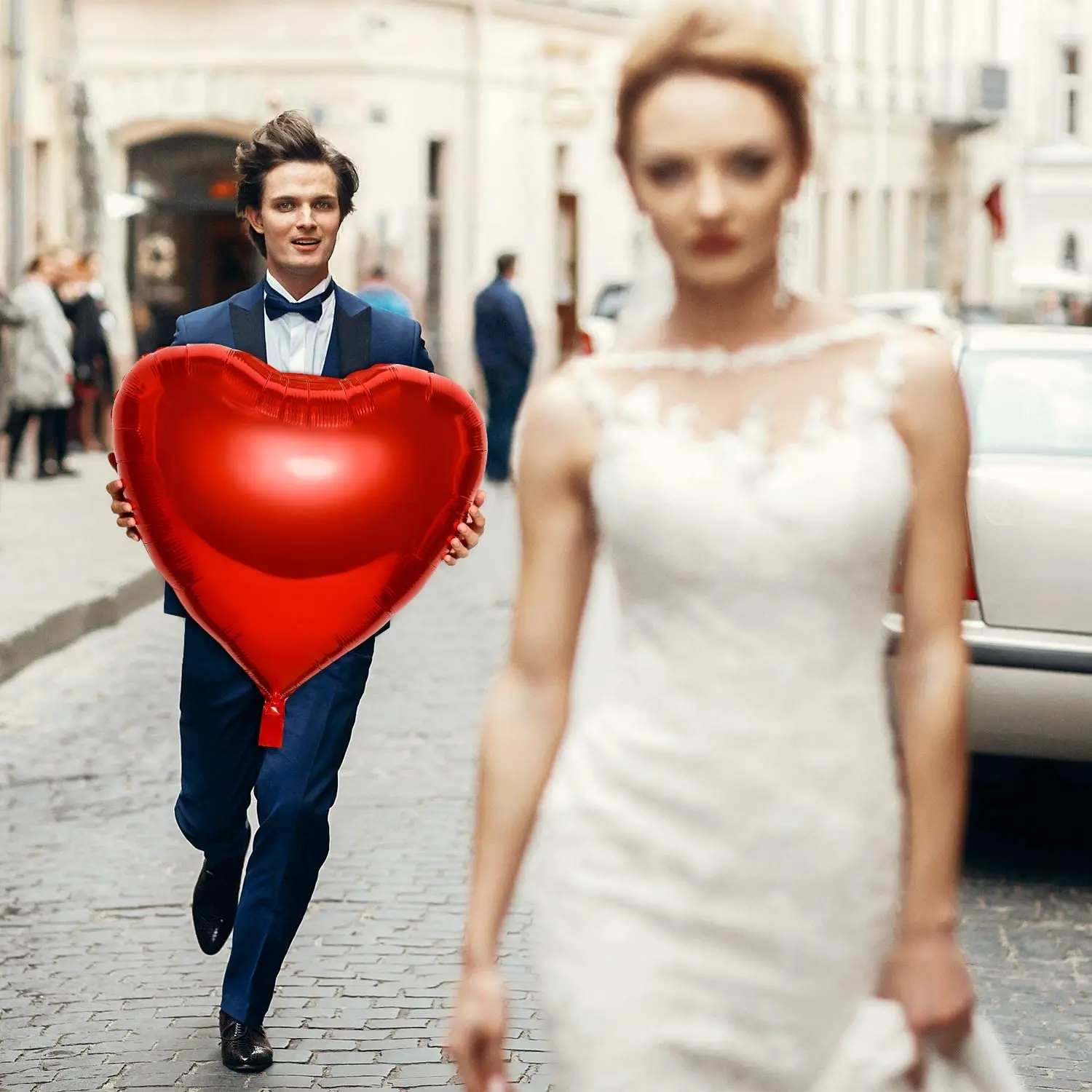 1/2pcs 36 inches Heart balloon - Wedding Qq 评论和价格