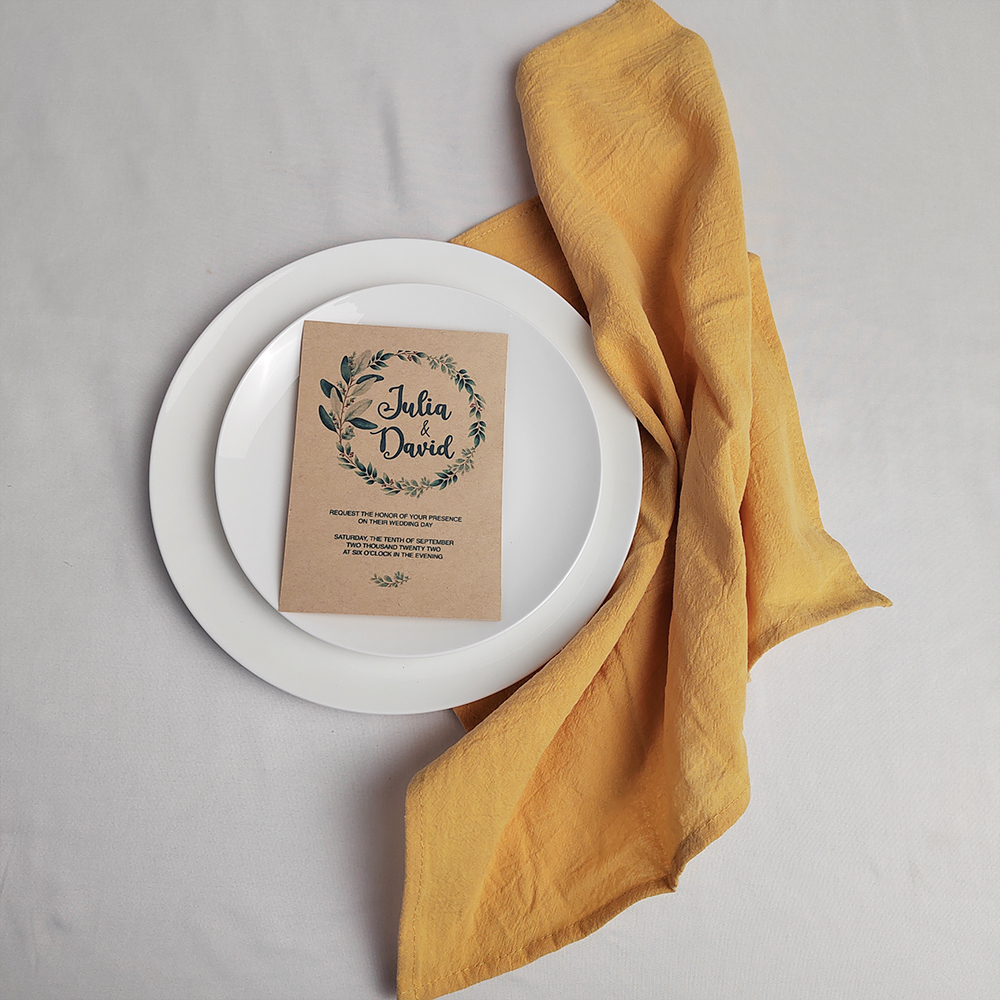 10 PCS Cloth Napkins 40x40cm C - Wedding Supply Factory 评论和价格